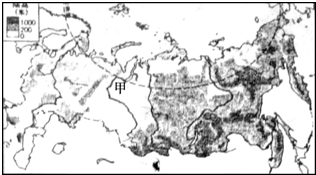 读俄罗斯地形图,对俄罗斯的说法,正确的是( )A