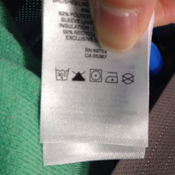 衣服上的图标,分别是什么意思?可以干洗或者洗