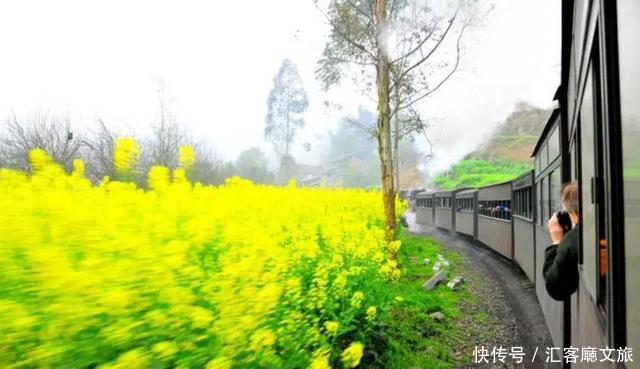 嘉阳蒸汽小火车，坐上去就开往春天