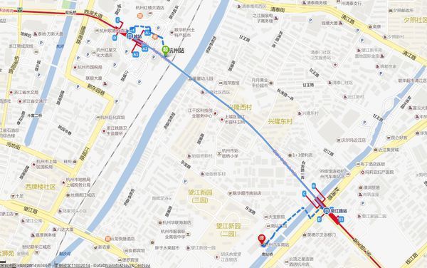 杭州火车站到那个汽车站有到舟山定海的大巴,