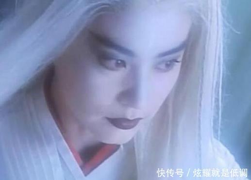 女星剧中的白头发林青霞最经典,刘诗诗像老奶