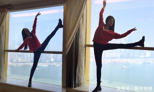 最美一字马来袭!宋茜好拼命,热巴难度系数高,b