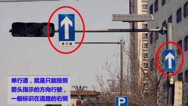 怎样辨别道路是单行道和双行道?_360问答