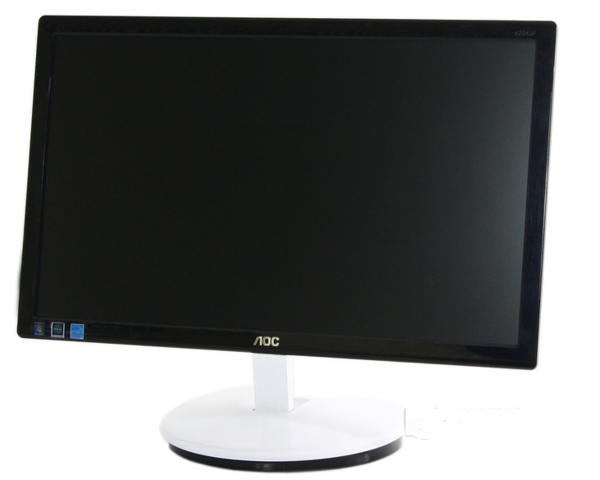 aoc显示器20寸中间有按钮的是那种_360问答