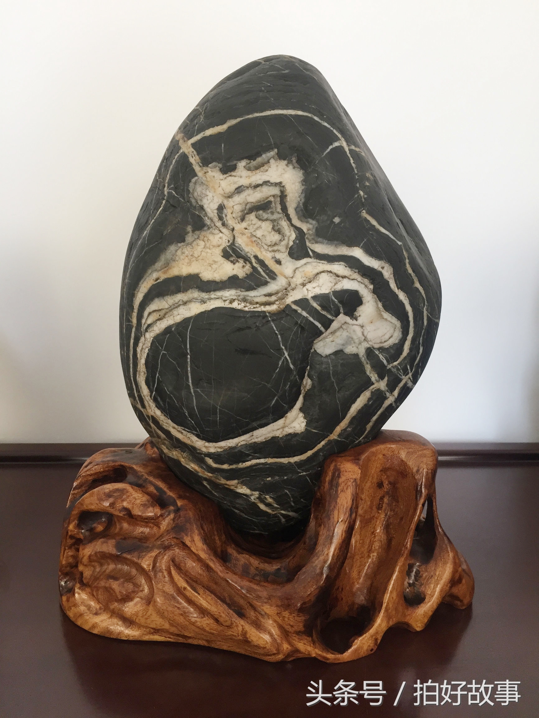 绝!十堰藏友意外得到孙悟空耍金箍棒奇石 有人