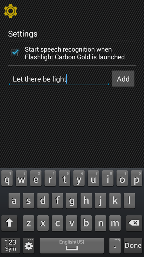 Flashlight Carbon Gold截图5