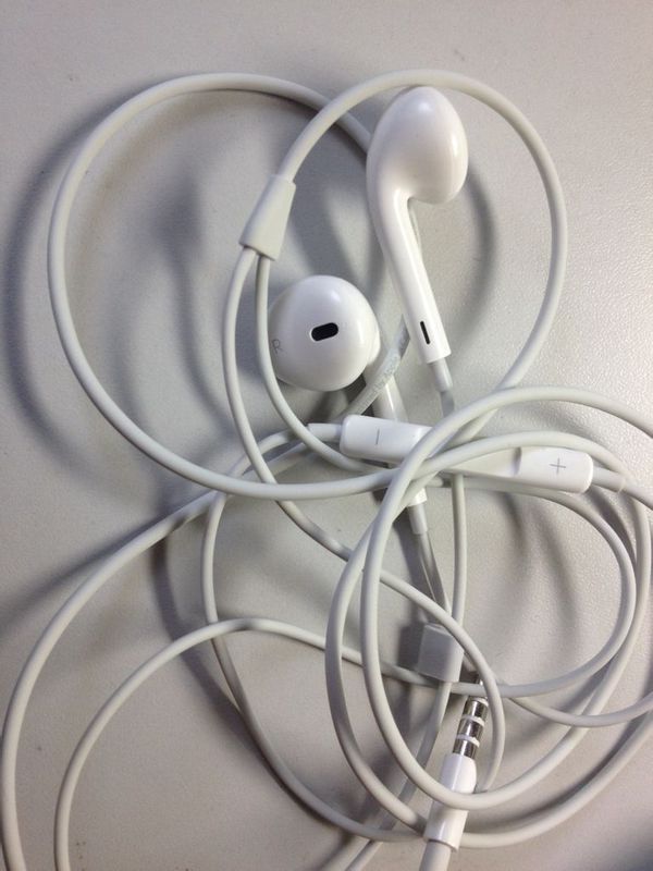 我的耳机是iPhone5s 的原装耳机 但掉去洗衣机