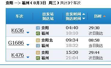 贵阳到福州的高铁,停靠的是福州火车站还是福
