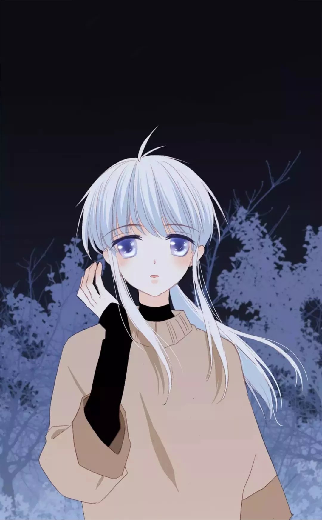 本期壁纸为白泉