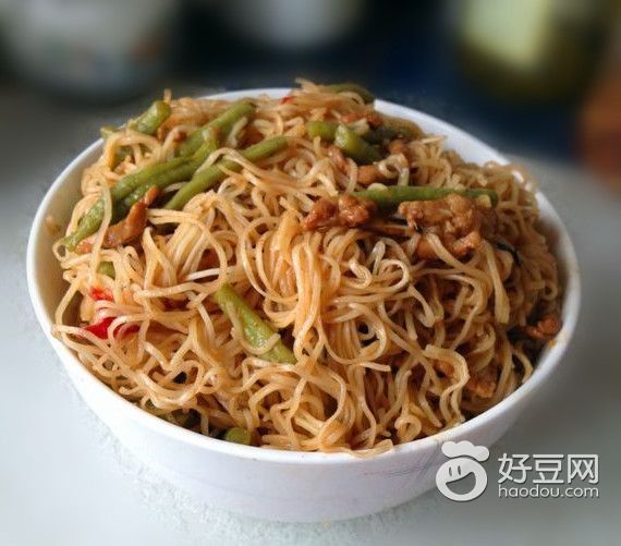 豆角肉丝蒸卤面的家常做法_好搜问答