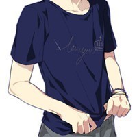 求好看的动漫男头,露锁骨不露头,穿了衣服。_