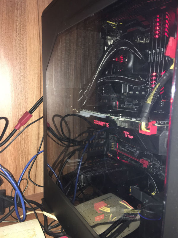 船长120水冷,风扇放到散热器后面,可以么?本来