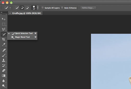 用PS快速选择工具抠图_360问答