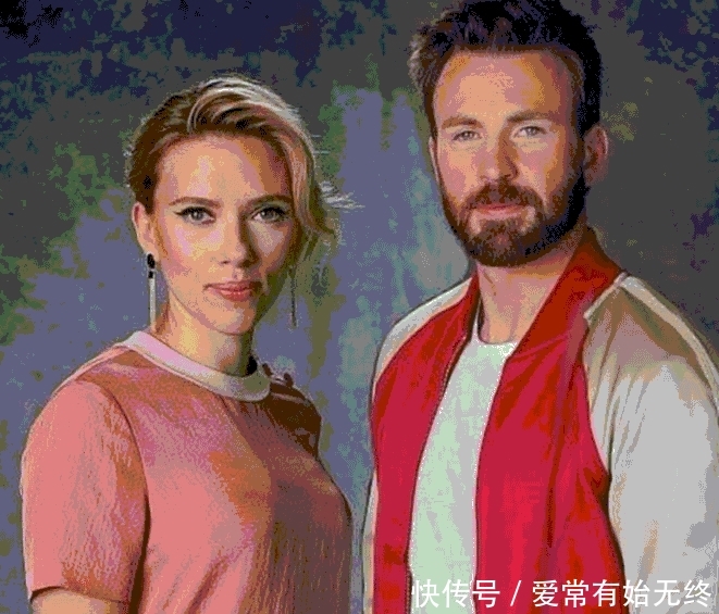 漫威寡姐带娃进剧组探班美国队长,外媒:两人已