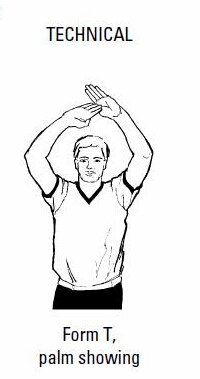 篮球规侧技术犯规手势怎么做_360问答