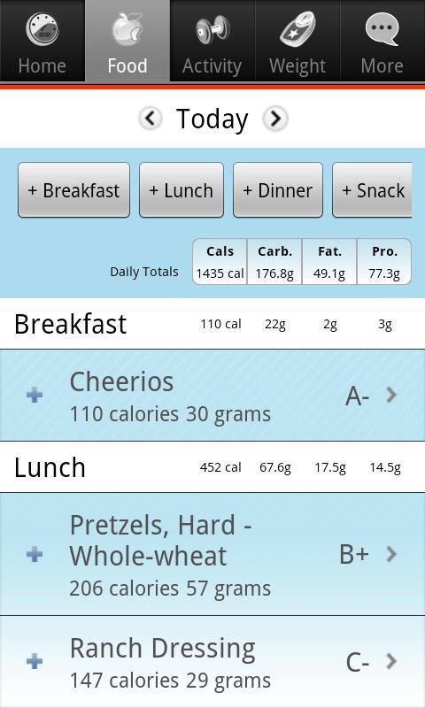 卡路里计算器和跟踪器 Calorie Counter and Diet Tracker截图3