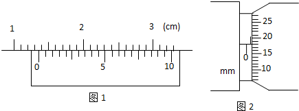 有一游标卡尺,主尺的最小分度是1mm,游标上有
