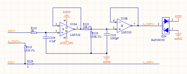 双二极管(BAT54S)在电路中起什么作用,保护?