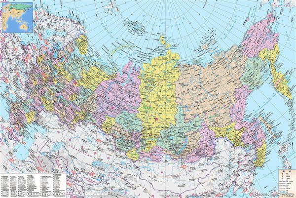 俄罗斯地图全图高清版_360问答