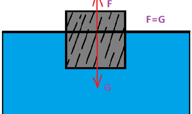 立方体木块浸在足够多的水中,求木块受到的浮力