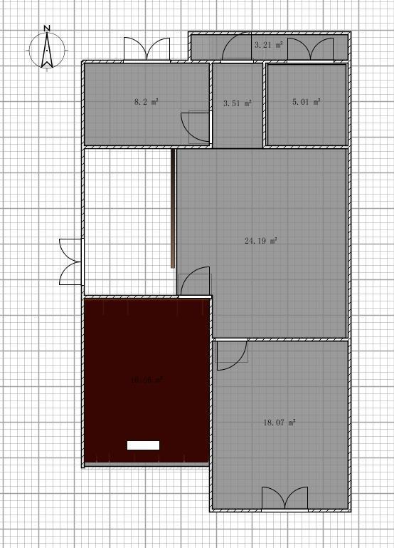 农村一百平方正方形房屋设计图展示