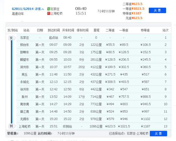 调图后g2811石家庄到上海的高铁停靠站点_36