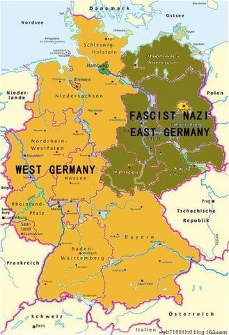 原来的东德和西德各自包括现在德国的那些城市?_360问答