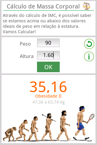 Meu Peso Ideal - Cálculo IMC截图8