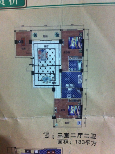 有没有会房间格局布置的大神!我的要求是这样