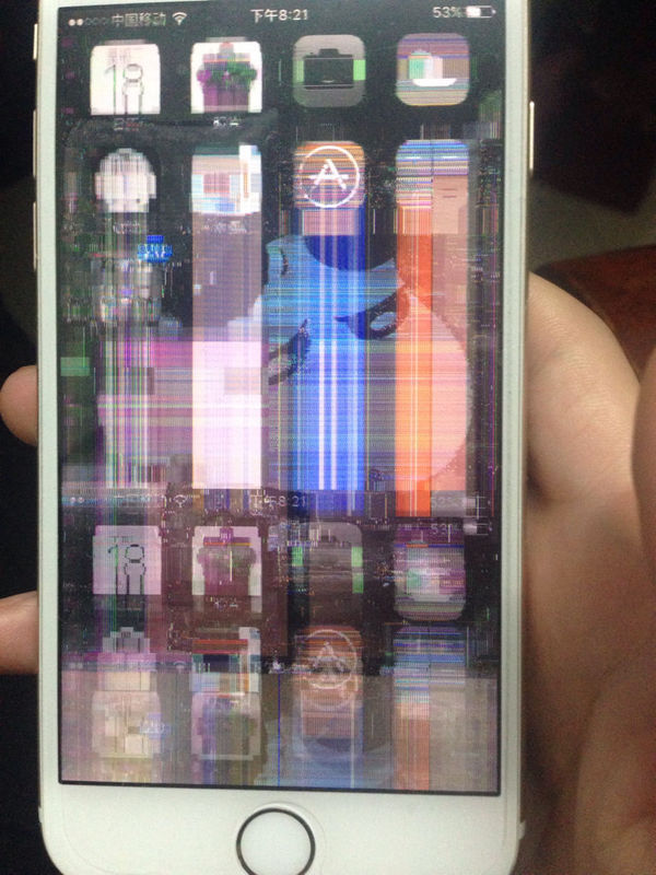 求大神帮忙看看这是外屏坏了还是内屏,还能触