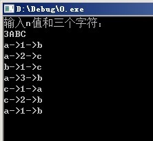 汉诺塔问题 提交还是【Wrong Answer】请帮忙