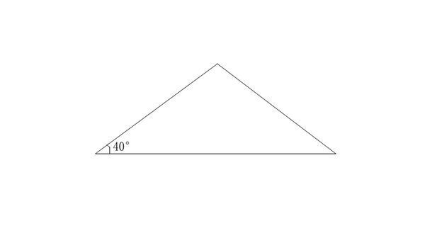 等腰三角形中,有一个内角是40度,另外两个内角是多少度_360问答