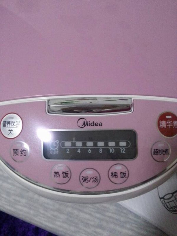 美的电饭煲 怎么用 说明书上没有这些按键的说