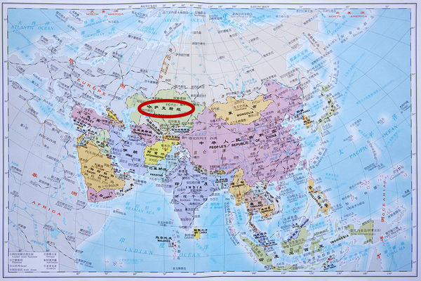 想知道: 世界地图哈萨克斯坦 在哪_360问答