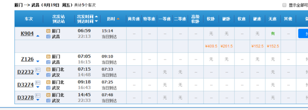 厦门到许昌的火车是否路过武汉_360问答