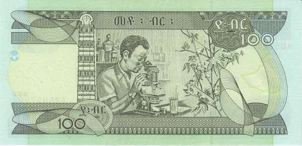 外币面值100的纸币一个小孩在看显微镜是哪个