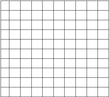 画一画在方格纸上画一个正六边形,然后用数对