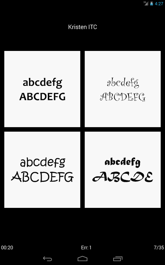 typefaces