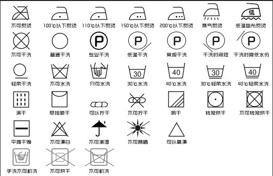 不可机洗的标志是什么?_360问答