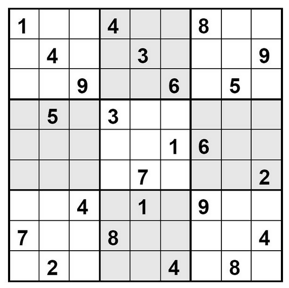 求解这道标准数独,万分感谢!_360问答