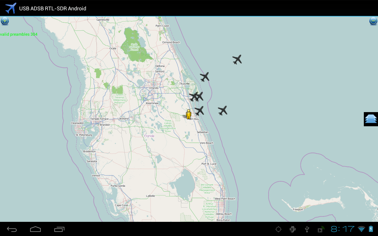 ADS-B on USB SDR RTL截图9