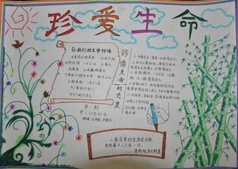 珍爱生命,热爱生命的手抄报怎么画_360问答