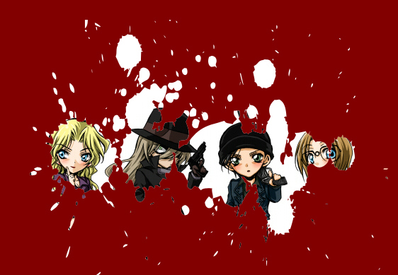 PS怎么用笔刷的图形刷出背景图像?