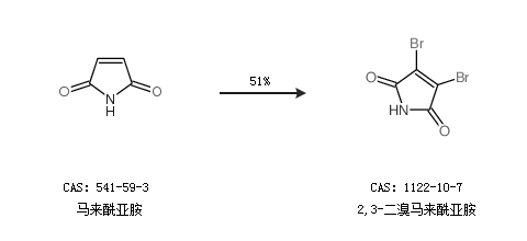 2,3-二溴马来酰亚胺的合成路线有哪些?_360问
