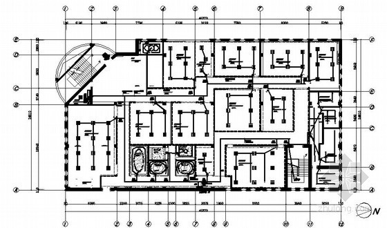 电线走向,照明系统具体构造和位置的图纸,它是房屋水电施工的依据.