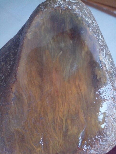 黑龙江草花玉帮忙估计多少2.0斤,已经开窗_36