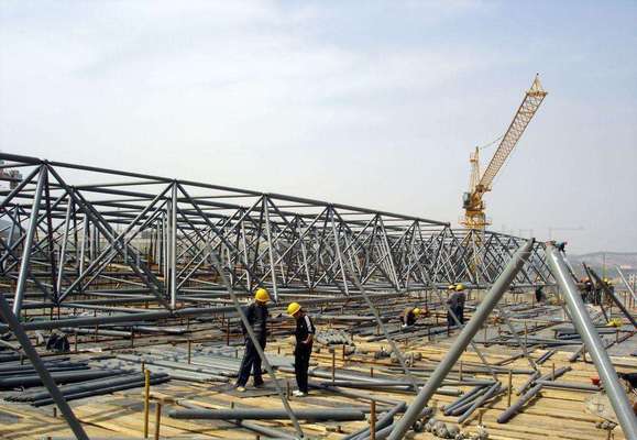 煤棚效果图(网架结构煤棚效果图) 结构工业钢结构施工 第3张 煤棚效果图(网架结构煤棚效果图) 结构工业钢结构施工 第3张