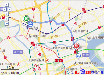 上海汽车总站到天津路怎么走_360问答