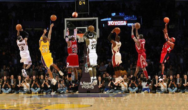 请篮球迷给一组篮球明星的高清图片_财生网