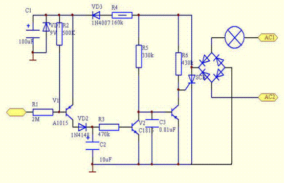 触摸延时开关能控制LED灯吗_360问答